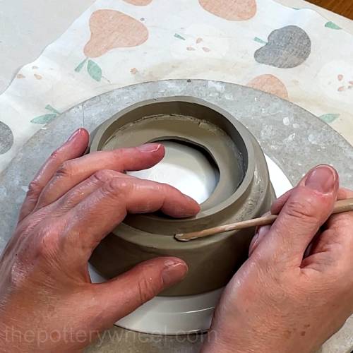 blending the rim on the outside