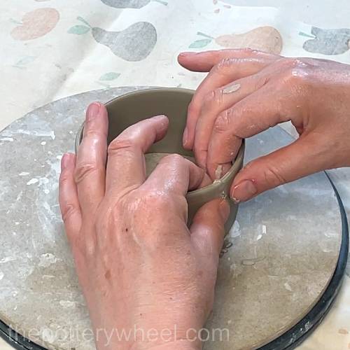joining the clay seam