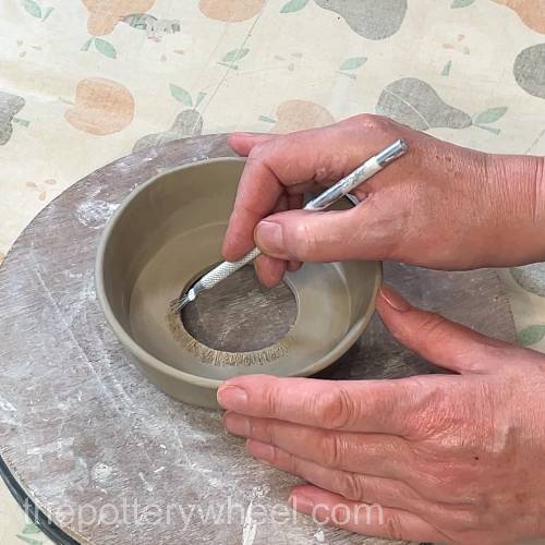 preparing to add the cone to the lemon squeezer