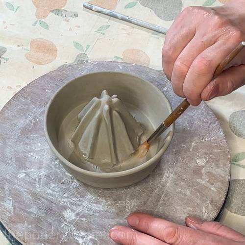 smoothing the edge of the cone