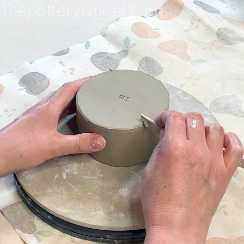 tidying up the outside edge